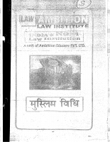 MUSLIM LAW AMBITION LAW INSTITUTE.pdf